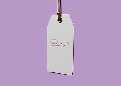 D'lily label branding design graphic design illustration illustrator jewerly label lila lily logo logotype minimal mockup tag vector