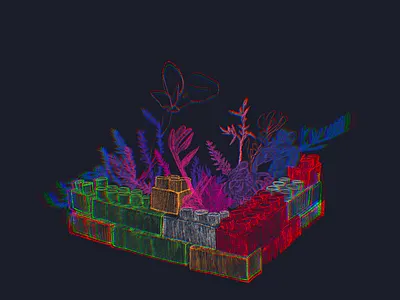 lego black color illustration lego procreate