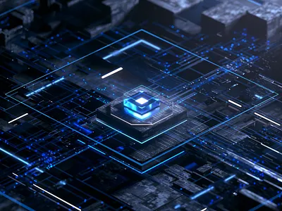 Intel Look Dev 001 3d after effects branding cg design illus motion graphics octane