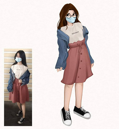 OOTD! animation art artwork characterdesign concept art design digital art digital illustration environment illustration graphic design motion graphics painting photoshop ui