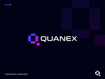 Quanex Logo Design: Letter Q, Artificial Intelligence, Quantum artificial intelligence branding cloud logo computer crypto logo deep learning futuristic logo iot letter q lettermark logo logo design machine learning modern logo quantum quantum logo science logo software startup technology logo