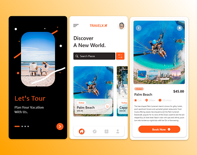 TRAVELX app branding design icon illustration logo tour touring tours travel travelling typography ui ux vacation vector