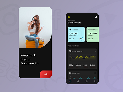 Influencer App concept app app ui best shot clean community community app crowd design dribble best shot influencer instagram manager minimal social social app social media ui ui design ux ux design