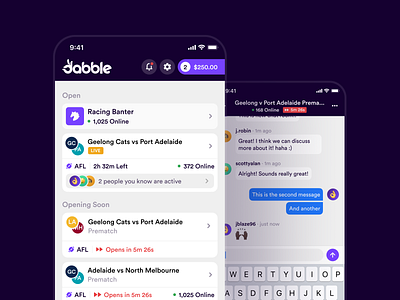 Betting Chat betting chat dark ios social sport