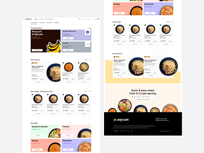 Anycart branding mobile application ui ux visual design web application web design