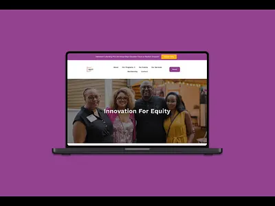 Innovation For Equity Website branding design. nonprofit web design website wordpress