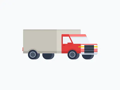 Truck Illustration for Empty State digital digitalillustration empty empty state illustration truck ui ux