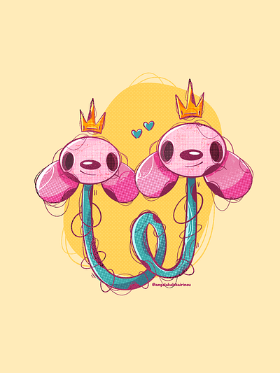 Twins characterdesign illustration