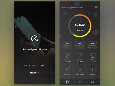 Phone Speed Master app branding creative design graphic design illustration motion graphics phone speed master photoshop typography ui ux