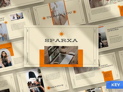 Sparxa Multipurpose Template clean colorful company corporate design elegant fashion google slides keynote minimalist modern multipurpose photography pitch deck portfolio studio unique web design web development website