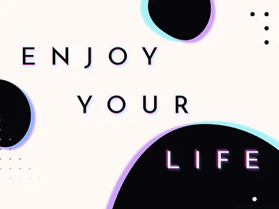 the extra task 2d branding glitch graphic design ui