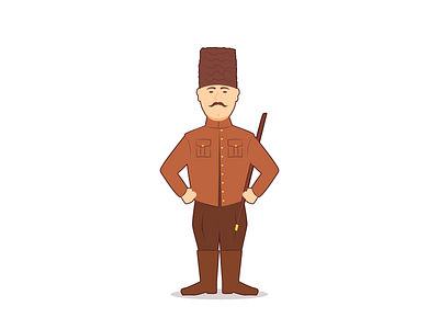 History man #2 2d art characters design digital drawing dribbble flat gentleman graphicdesign hat historical history illustration man men minimalist retro vector vintage