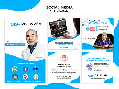 Social Media - Dr. Acuña Fadul banner design design facebook post socialmedia