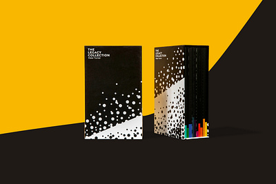 The Legacy Books Boxset - Box black and white book cover books contrast magic minimal packaging pattern vibrant