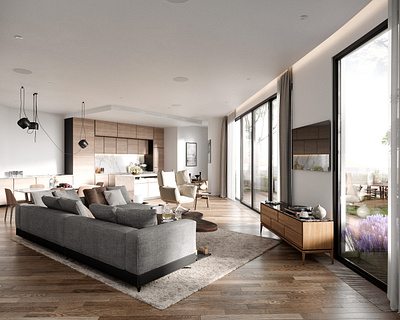 Summus Penthouse 3d adobe photoshop architectural visualization architecture archviz photoshop render
