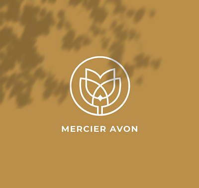 MERCIER AVON 3d animation app branding design graphic design icon illustration logo monogram motion graphics rose typography ui ux vector