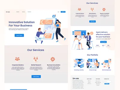 Website Landing Page - Advertising Agency advertising agency digital agency landing page landing page design landing page ui ui design ui ux ui web design web design web design ui web design ui design web ui design