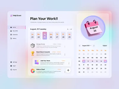 Reminder Dashboard application apps dashboard board branding clean colorful creative dashboard design graphic design landing page notice notification reminder trending design ui uiux uiux design ux website