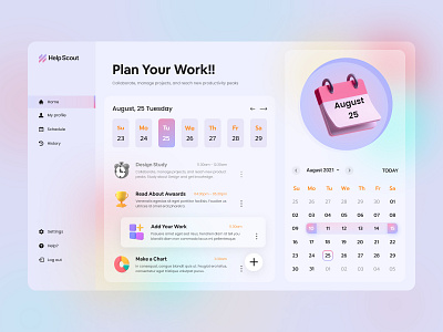 Reminder Dashboard application apps dashboard board branding clean colorful creative dashboard design graphic design landing page notice notification reminder trending design ui uiux uiux design ux website