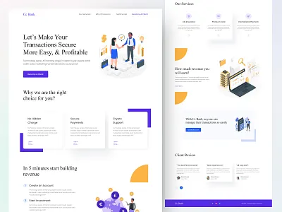 Finance Landing Page credit card cryptocurrency design finanace fintech fintech app fintech web landing landing page landingpage online banking online payment payments ui uiux ux ux design web webdesign website