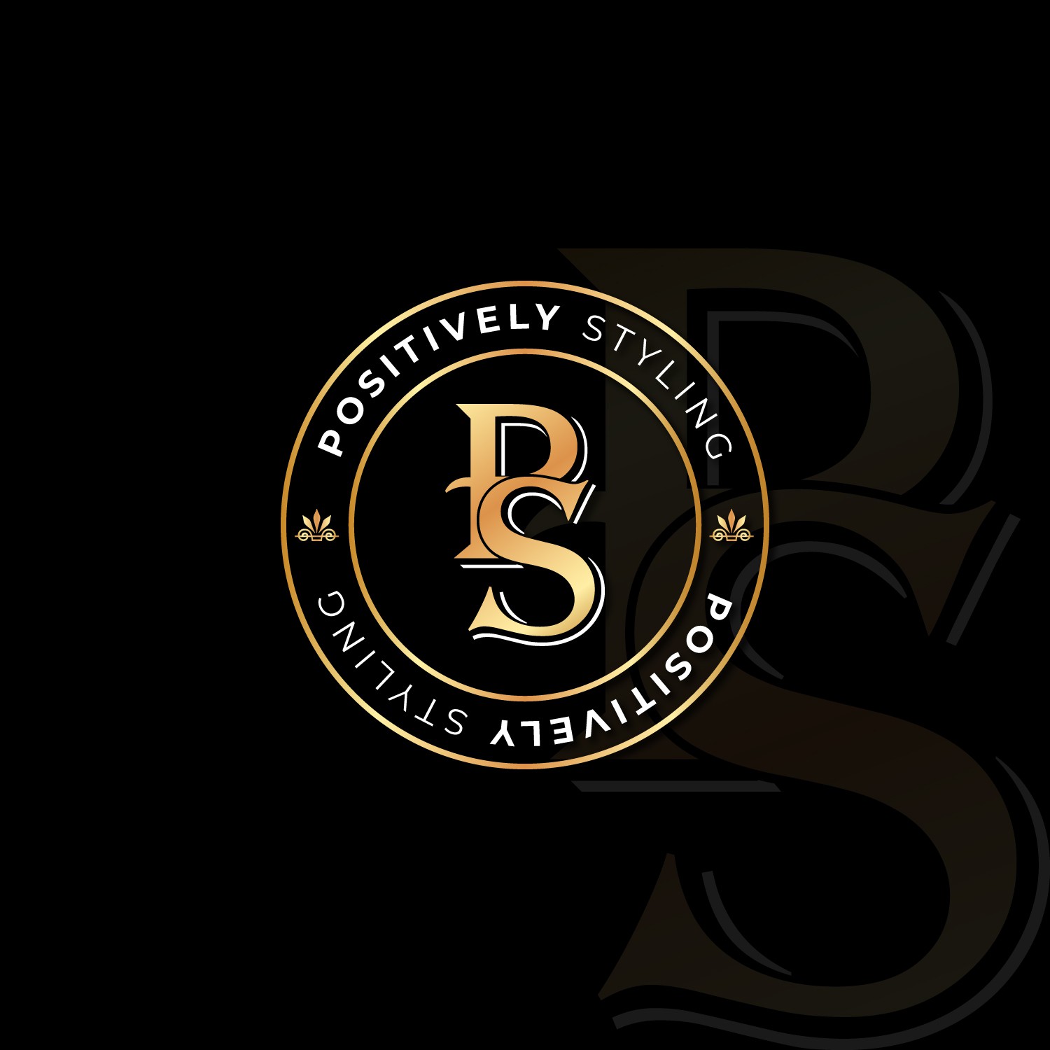 Positively Styling - Concept Logo design artsy branding creative design creative logo elegant feminine logo minimalist modern signature typography
