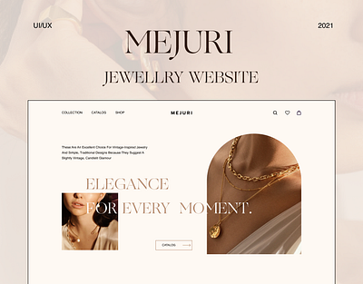 Mejuri- Jewelry website redesign ecommerce fashion jewelry jewelry website store ui design uiux web design website website design