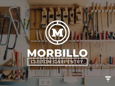 Morbillo Custom Carpentry Applications adobe illustrator bold brand brand assets brand identity branding business logo carpentry clean design family logo minimal modern sans serif simple small business vector wood wordmark