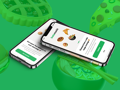 Food Delivery App - Splash Screens app app design branding design food food delivery illustration inspiration mobile app restaurant splash ui ui ux ui design uidesign