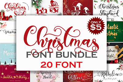 Christmas Font Bundles baby banner beautiful branding christmas christmas sublimation font christmas font design fonts gnomes handwritten kdp logo ornament procreate script sticker sublimation svg wedding