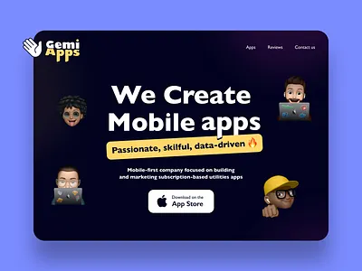 GemiApps | by Applace animation app applace apps appstore branding design gemiapps graphic design illustration logo minimal mobile mobileapps site ui ux vector web website