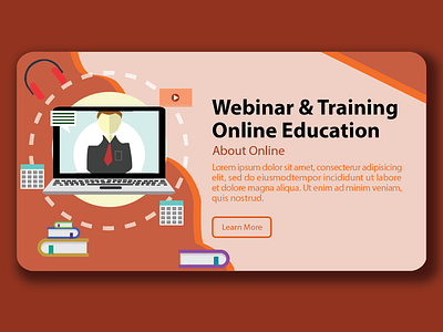Webinar UI Web Design design flat flatdesign flatse graphic design illustration illustrator ui userinterface web