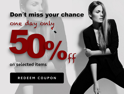 Daily UI Challenge 061 (Redeem Coupon) daily 100 challenge design photoshop redeem coupon ui uxui design
