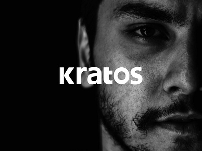 Kratos black and white brand brand designer brand identity brand identity design branding design designer font graphic design graphics designer ifeolu kayode logo logo design logo designer logotype minimal power type typography