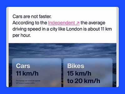 Why Should You Ride a Bike: Time animation bicycle blue design graph graphic graphic design illustration interaction interface typography ui ux web