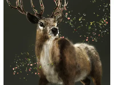 Full bloom 3d animal blender modelling