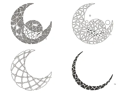 Elated Complements logo moon prototypes accessories brand branding fashion brand graphic design graphic design artist illustration logo logo design pen drawing
