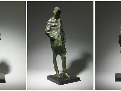Hoods - Bronze / slate bronze hoodie sculpture