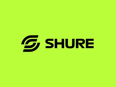 Shure Redesign Concept branding design geometric graphic design logo microphones minimal modern redesign shure typography vector