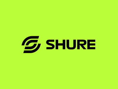 Shure Redesign Concept branding design geometric graphic design logo microphones minimal modern redesign shure typography vector