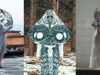 OMG - Shaman / Christian dance illustration performance sculpture