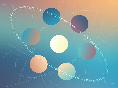 Brewgorithm Color Swatches astronomy branding color swatches design gradients identity design outer space startup