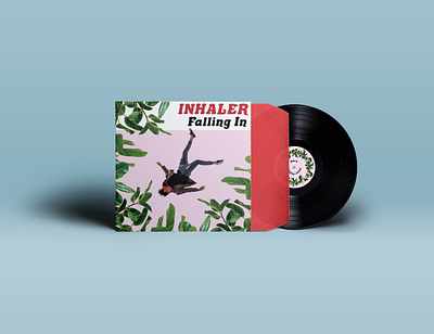 Inhaler Vinyl Album Packaging album cover album cover design album packaging album packaging design alternative music branding collage design digital collage graphic design indie logo music packaging packaging design photoshop vinyl album vinyl album cover vinyl album design vinyl album packaging