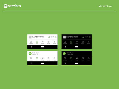 Services Mobile - Media Player & Navigation icon ios people ui