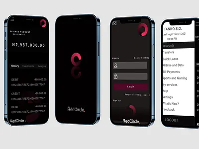 Moblie Bank App app banking design fintech ui ux