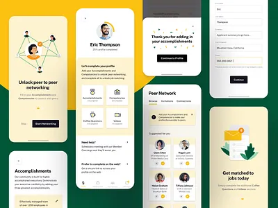 Recruitment App UX/UI Design app design design illustration layout design recruitment ui uiux ux vector