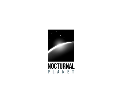 PLANET NOCTURNAL branding design emblem illustration logo vector