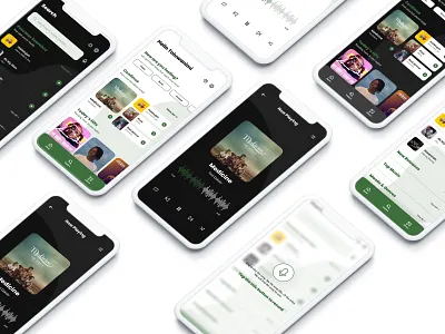 Music Player App Concept app app design branding design designs mobile app music music player typography ui ux web website