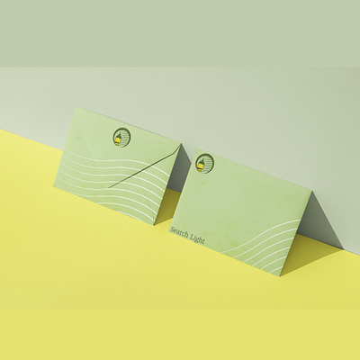 Search Light Real Estate branding logo mockups