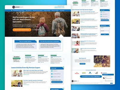 MyPensionExpert Web Design design ui ux web design