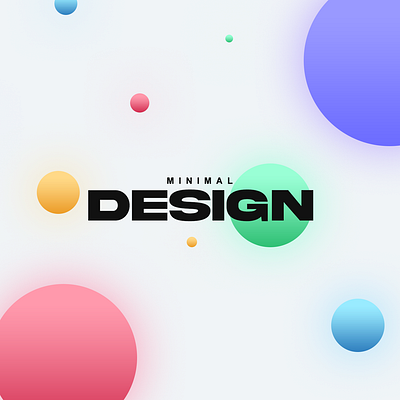 Minimal Design Done on Photoshop 3d animation branding graphic design logo motion graphics ui